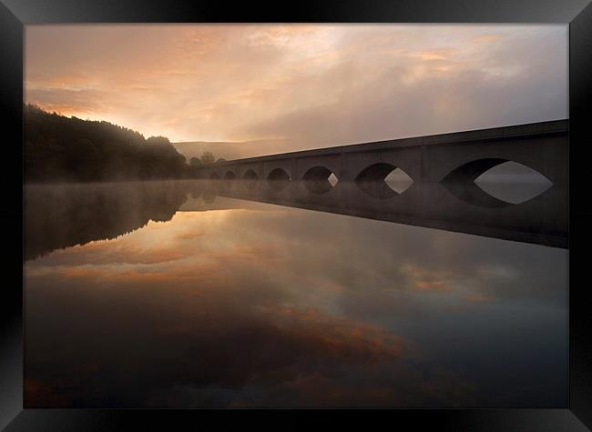 Ladybower Sunrise Framed Print by Tracey Whitefoot