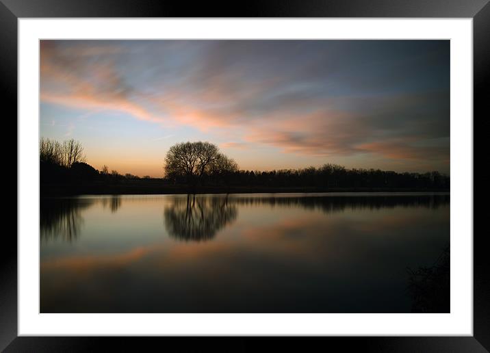 Serenity Framed Mounted Print by Tracey Whitefoot