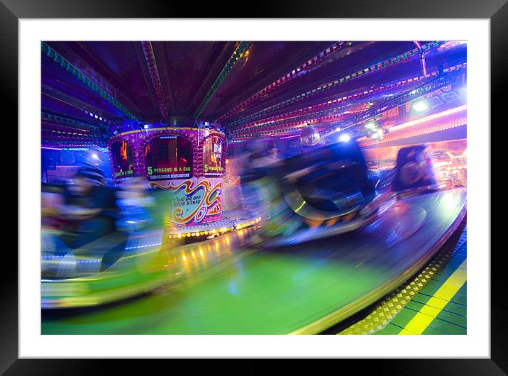 Waltzers Framed Mounted Print by Tracey Whitefoot