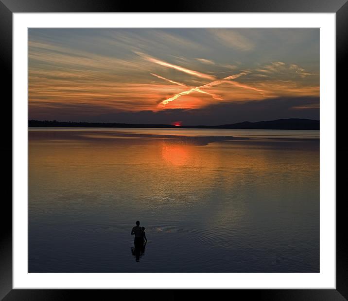 Romantic Sunset Framed Mounted Print by Tracey Whitefoot