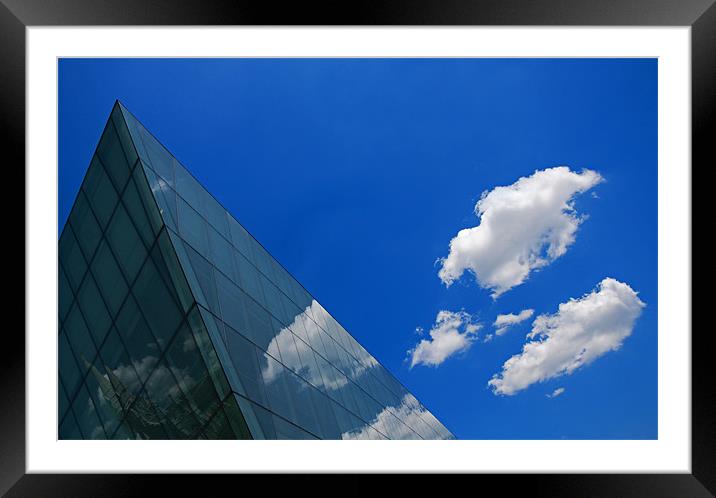 Clouds Framed Mounted Print by Tracey Whitefoot