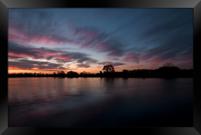 Colwick Sunrise Framed Print by Tracey Whitefoot