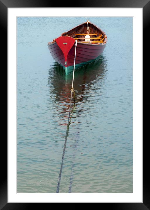 The Boat Framed Mounted Print by Tracey Whitefoot