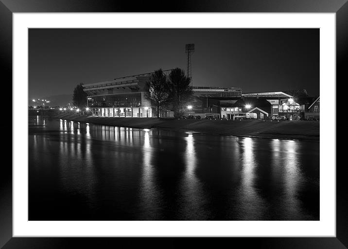 The City Ground Framed Mounted Print by Tracey Whitefoot