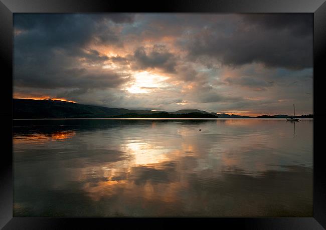 Loch Lomond Framed Print by Tracey Whitefoot
