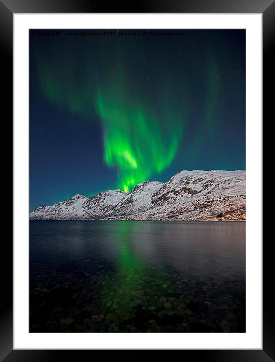 Aurora Explosion Framed Mounted Print by Tracey Whitefoot