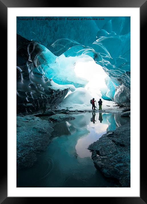 The Crystal Cave  Framed Mounted Print by Tracey Whitefoot