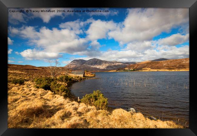 Loch Stack  Framed Print by Tracey Whitefoot