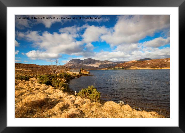 Loch Stack  Framed Mounted Print by Tracey Whitefoot