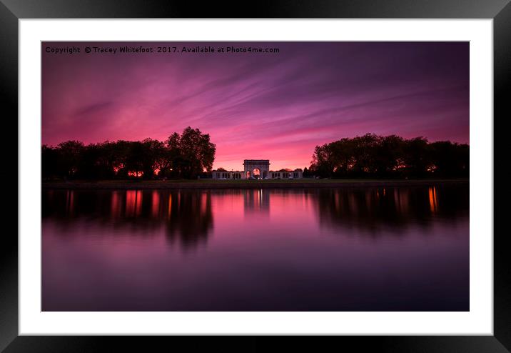 Reflections  Framed Mounted Print by Tracey Whitefoot