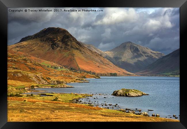Wast Water  Framed Print by Tracey Whitefoot