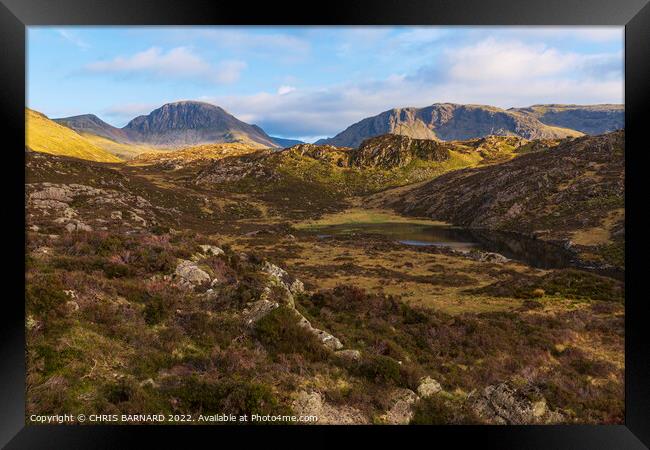 Lake District Fells Framed Print by CHRIS BARNARD