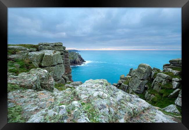 Sunrise at Pordenack Point Framed Print by CHRIS BARNARD