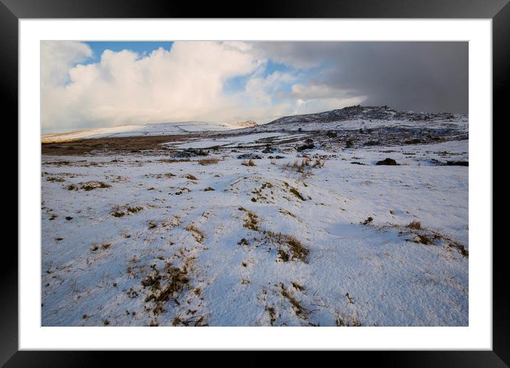 Moorland Winter Framed Mounted Print by CHRIS BARNARD