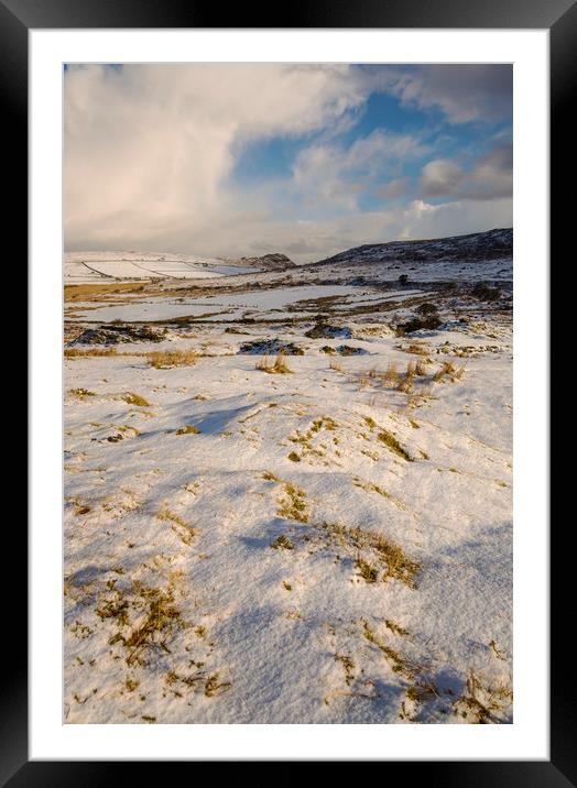 Snowscape Framed Mounted Print by CHRIS BARNARD