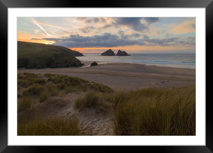 Holywell Sunset Framed Mounted Print by CHRIS BARNARD