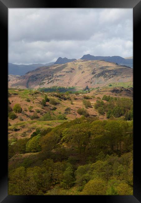 Towards The Pikes Framed Print by CHRIS BARNARD