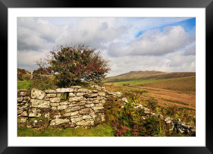 Moorland View Framed Mounted Print by CHRIS BARNARD