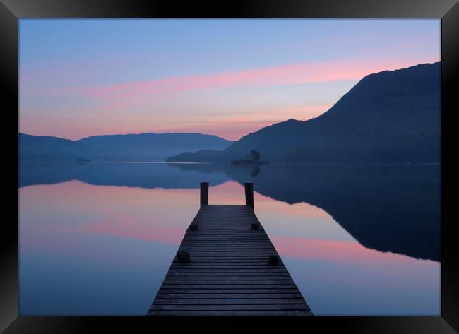 Ullswater Sunrise Framed Print by CHRIS BARNARD