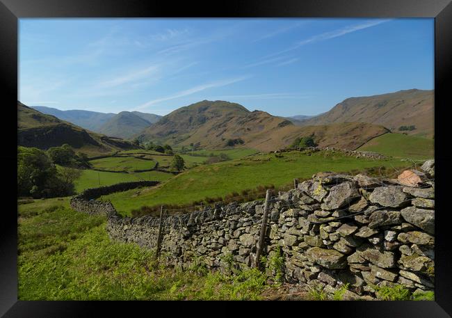 The Matterdale Valley Framed Print by CHRIS BARNARD