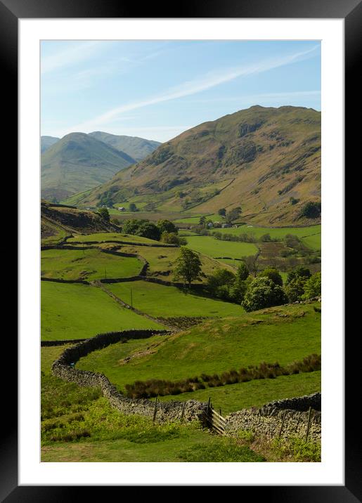 The Martindale Valley Framed Mounted Print by CHRIS BARNARD