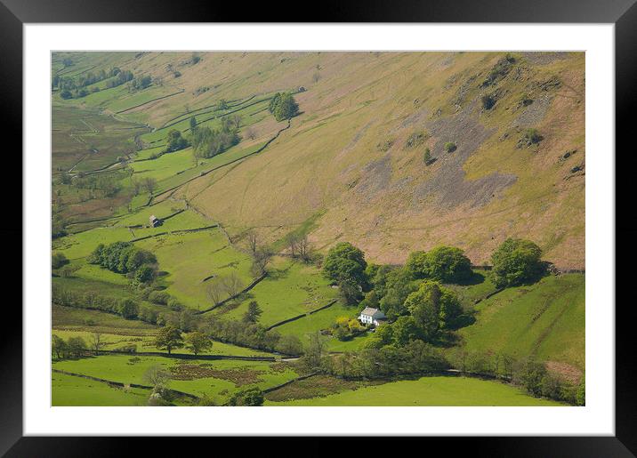 The Martindale Valley Framed Mounted Print by CHRIS BARNARD