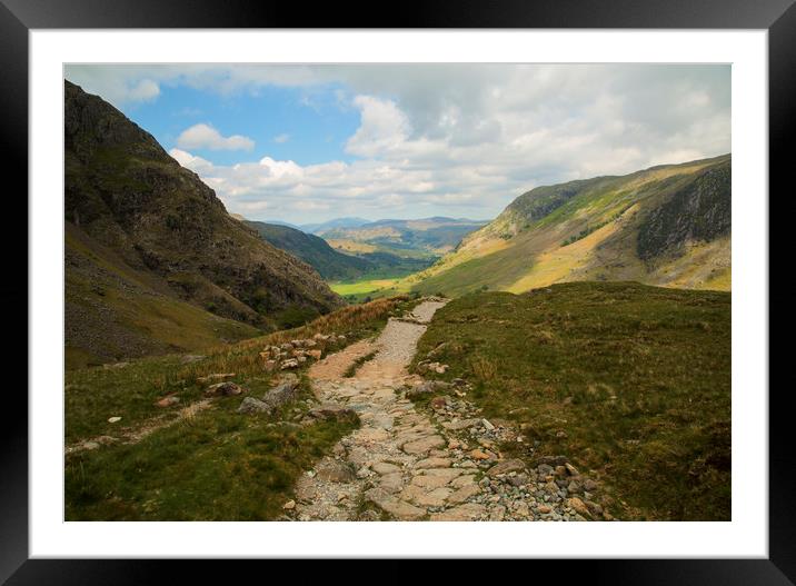 The Lake District Framed Mounted Print by CHRIS BARNARD