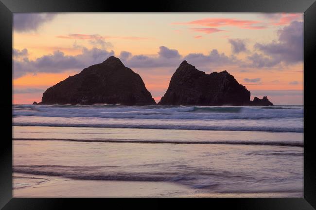 Holywell Sunset Framed Print by CHRIS BARNARD