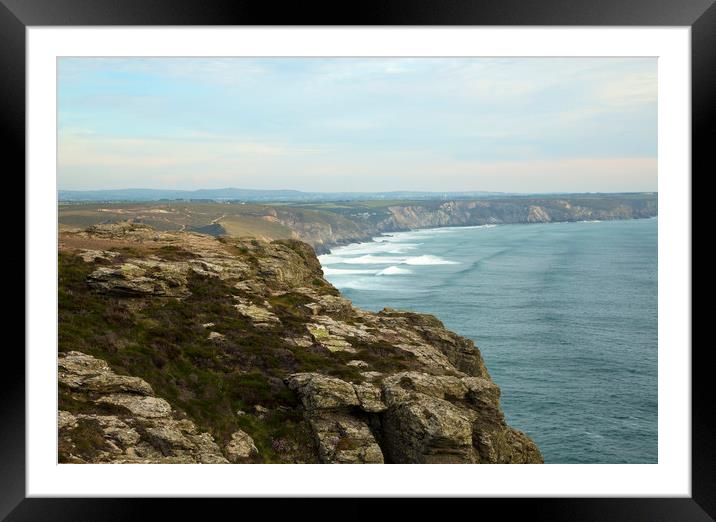 Demelza's View Framed Mounted Print by CHRIS BARNARD