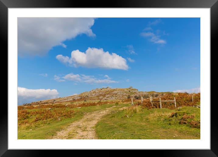 The Cheesewring on Bodmin Moor Framed Mounted Print by CHRIS BARNARD