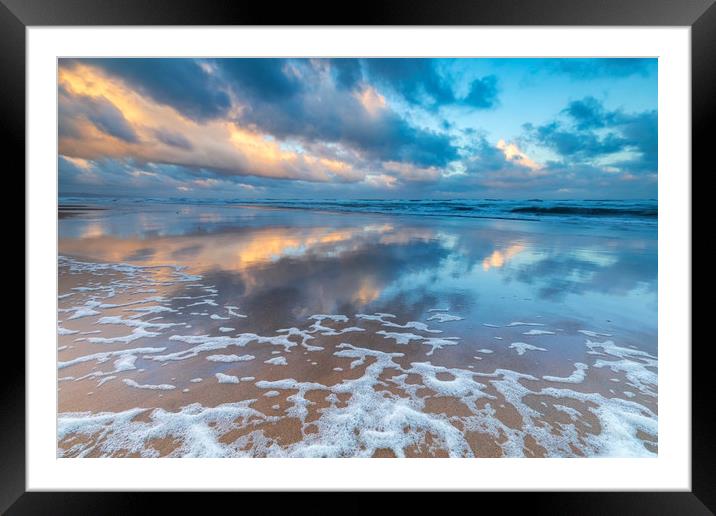 Sandymouth Bay Framed Mounted Print by CHRIS BARNARD