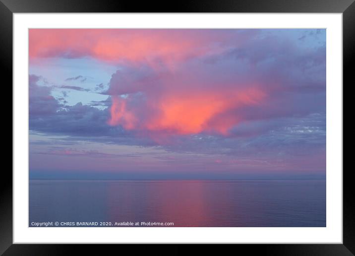 The Colourful Coast Framed Mounted Print by CHRIS BARNARD