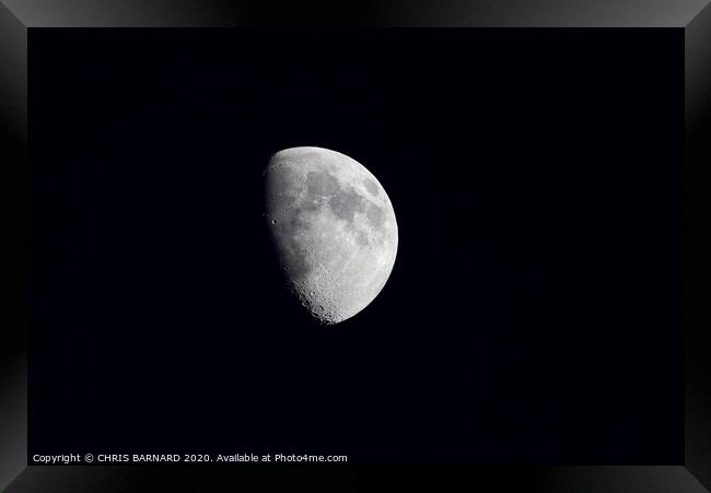 Moonrise Framed Print by CHRIS BARNARD