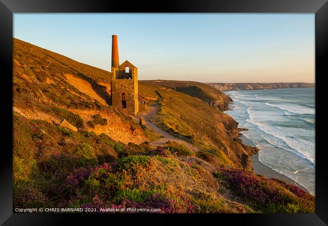 Towanroath Engine House Framed Print by CHRIS BARNARD