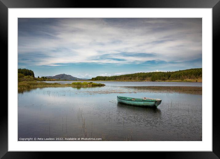 Loch Peallach Framed Mounted Print by Pete Lawless