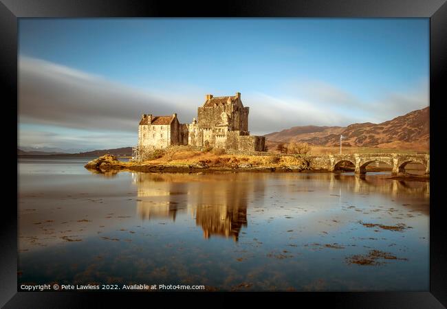 Eilean Donan Castle Framed Print by Pete Lawless