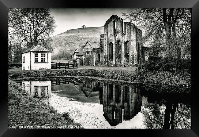 Valle Crucis Abbey Framed Print by Pete Lawless