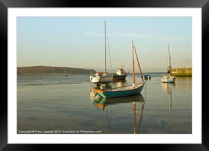 Abersoch Harbour Framed Mounted Print by Pete Lawless