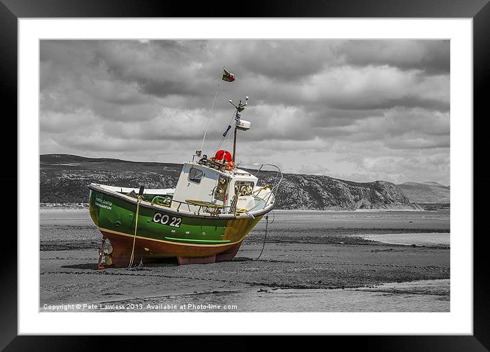 Celtic Lady Abersoch Framed Mounted Print by Pete Lawless