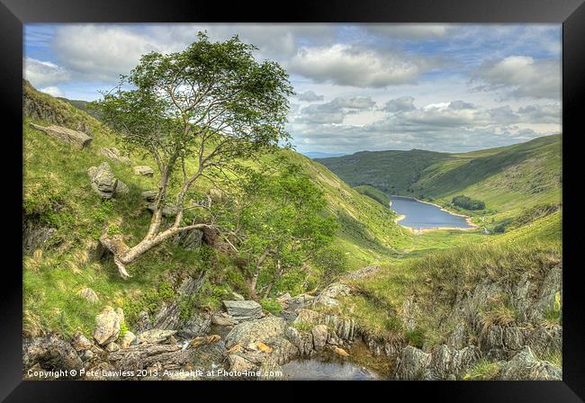 Haweswater from Small Water Beck Framed Print by Pete Lawless