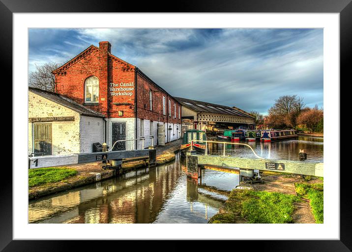 Chester Urban Waterways Framed Mounted Print by Pete Lawless