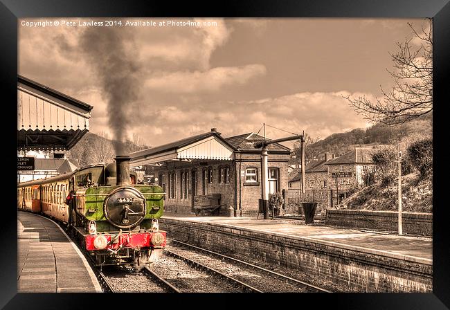 Llangollan Railway Station Framed Print by Pete Lawless