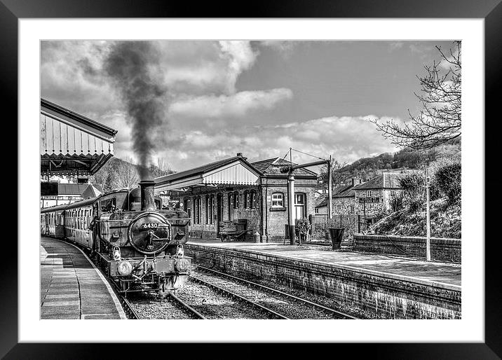 Llangollan Railway Station Framed Mounted Print by Pete Lawless