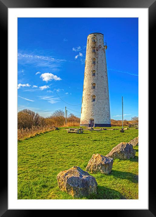 Leasowe Lighthouse Framed Mounted Print by Pete Lawless