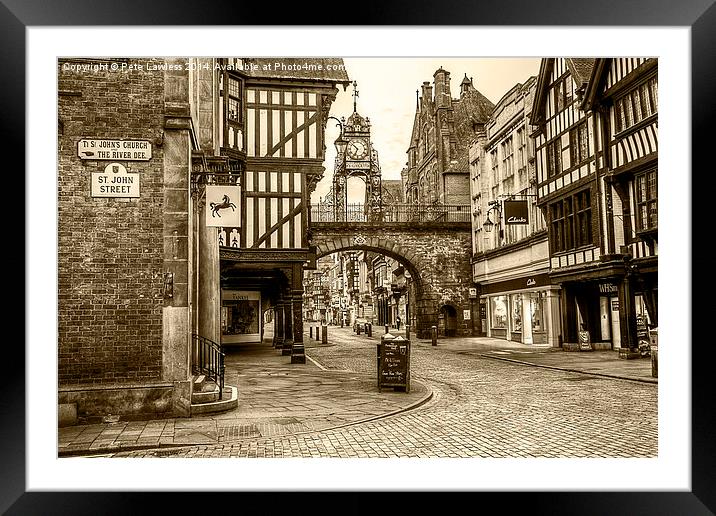 Eastgate Chester Framed Mounted Print by Pete Lawless