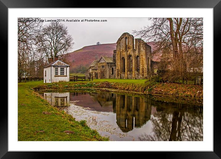 Valle Crucis Abbey Framed Mounted Print by Pete Lawless