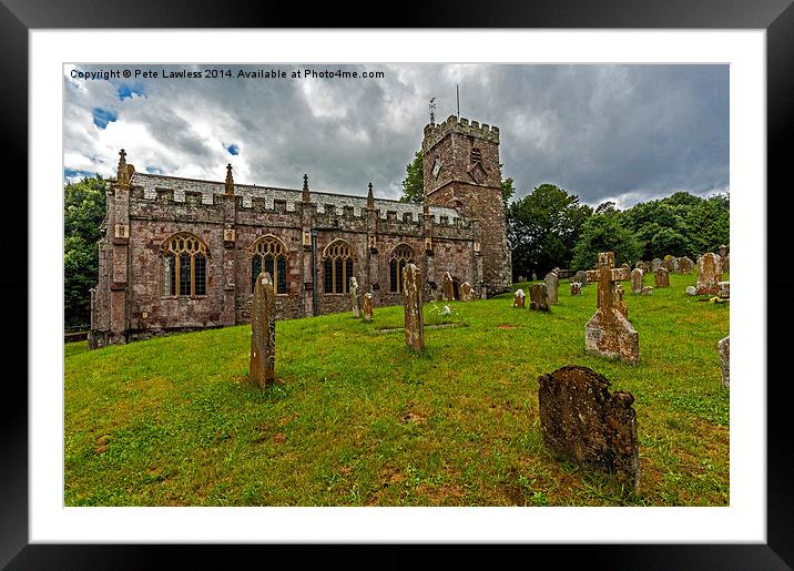   St Cyres and St Julitta Church, Exeter Framed Mounted Print by Pete Lawless