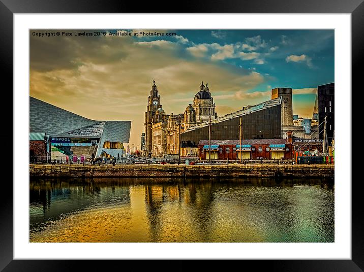  Liverpool Framed Mounted Print by Pete Lawless