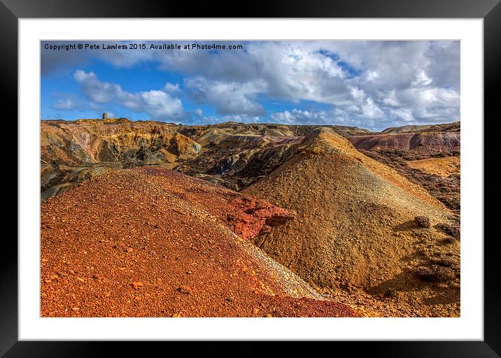  Parys Mountain  Framed Mounted Print by Pete Lawless