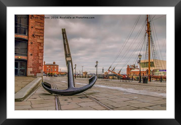 Albert Dock Liverpool Framed Mounted Print by Pete Lawless